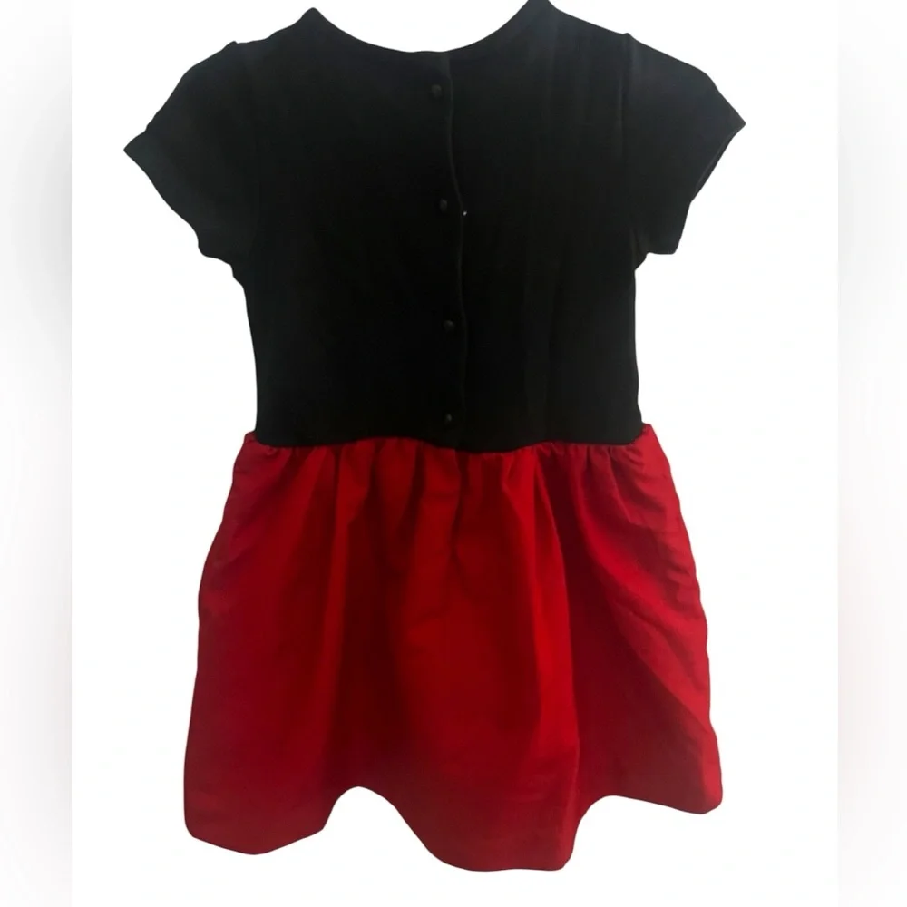 Polo Ralph Lauren Little‎ Girls Red and Black Fit and Flare Holiday Dress Sz 24M